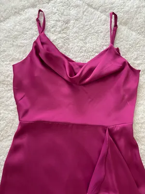 Nine West Cowlneck Maxi Satin Dress thumbnail 8