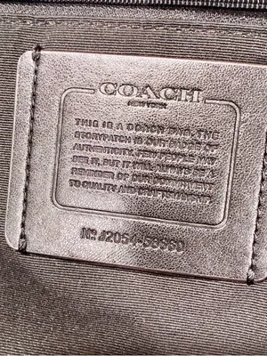 Coach Large Derby Tote Bag Red 58660 Leather Shoulder Bag thumbnail 6
