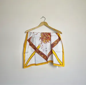 CLEAROUT! Vintage Floral & Geometric Scarf thumbnail 2