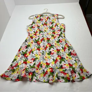 Likely Vera Floral Print Faux Wrap Mini Sleeveless‎ Dress Womens Size 8 NEW thumbnail 13