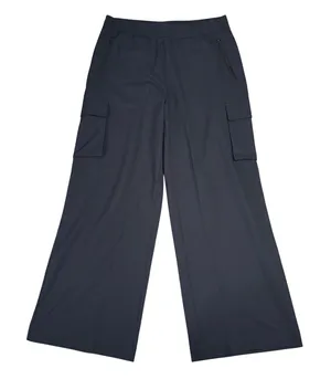 Beyond Yoga City Cargo Pants Women L Black NEW Wide Leg NW1241 Athleisure thumbnail 1