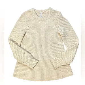 Athleta Sierra Crew Chunky Knit Wool Blend Sweater thumbnail 2