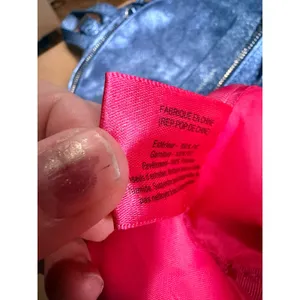 Juicy Couture Hot Pink Sequin Mini Backpack Gold Hug‎ Me Heart Charm 12x12 Bag thumbnail 8