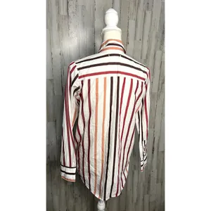 Madewell Women's XS‎ Striped Button-Up Shirt Long Sleeve Casual Relaxed Fit thumbnail 8