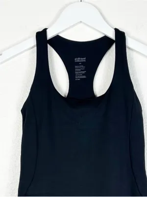 NWT Girlfriend Collective athletic dress black Paloma built in shorts SZ XS NEW thumbnail 5