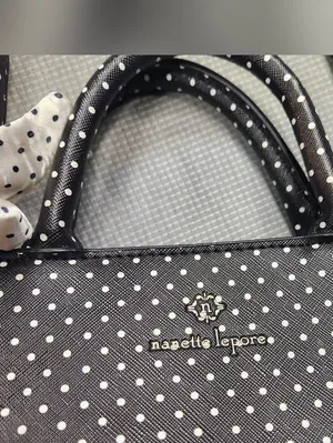 Kate Spade Black Polka Dot Mini Crossbody Tote thumbnail 2