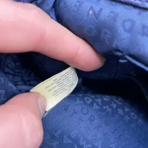 Kate Spade NY Merrick Blue Crossbody Handbag Pebbled Leather Purse Bag Gold thumbnail 12