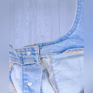 Universal Threads Women’s Denim Halter Top thumbnail 3