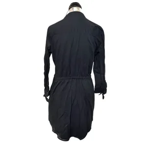 Abercrombie Fitch Womens Shirt Dress Sz Small Y2k Old Money Gothic Grunge Preppy thumbnail 4