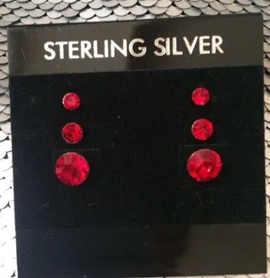 Swarovski Genuine crystal stud earrings thumbnail 1