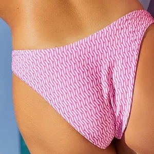 Lulus Nova Pink Geo Print Bikini Bottom‎ Size M thumbnail 7