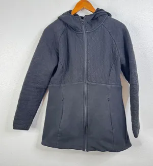 The North Face Black Longline Coat‎ Size Large thumbnail 1