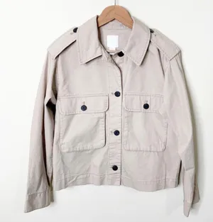 H&M Beige Trench Coat thumbnail 3