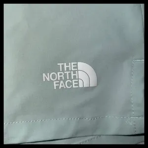The‎ North Face Running Shorts Womens XL Yellow Blue Colorblock Athletic Hike thumbnail 2