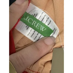 NEW J. Crew DD Halter Tie-Back Bikini Top With Mesh BY633 Cerise Red Size XS thumbnail 3