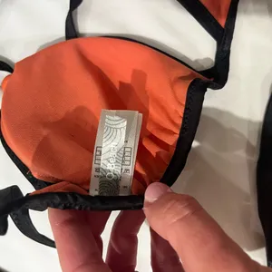 O'Neill Orange and Black Bikini Top thumbnail 2