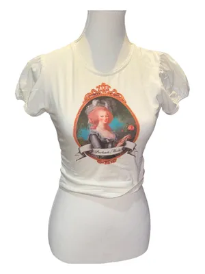 Dolls Kill Portrait baby tee thumbnail 2