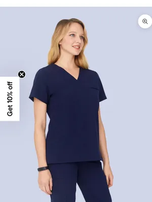 Wide-Leg Women's Pants in Navy - Comfortable Everyday Style thumbnail 2