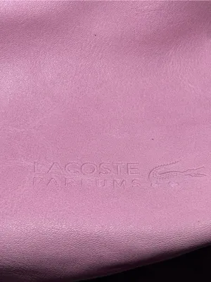 LACOSTE COSMETICS MakeUp Bag Pouch Vintage Pink Perfumes thumbnail 10