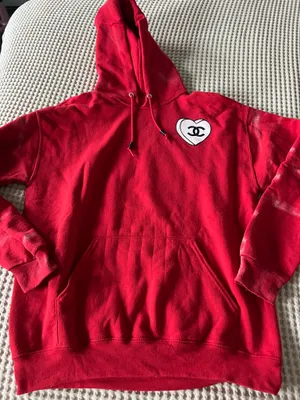 Red heart hoodie #heart #luxury thumbnail 1