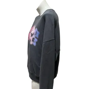 Hollister Sweatshirt Womens Size L Gray Crew Neck Pullover Logo Graphic thumbnail 3
