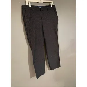 Old Navy Harper Black & White Polka Dot Ankle Dress Pants Size 10 thumbnail 3
