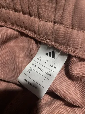 adidas Mauve Track Pants with White Stripes thumbnail 2