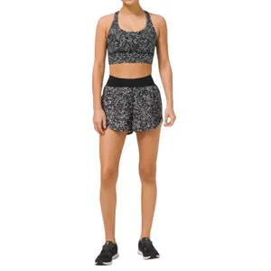 Lululemon Find Your Pace Short High Rise 3" Lined Crinkle Reflective White Black thumbnail 8