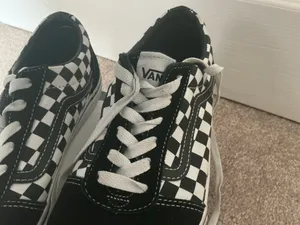 Vans Old Skool Checkerboard Sneaker- Youth Size 6/ Womens 7.5 thumbnail 5