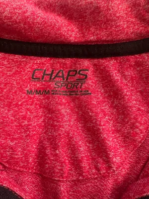 CHAPS Men’s Pullover quarter zip sportswear size medium  thumbnail 5