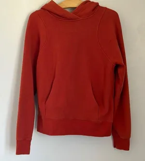Lululemon Athletica Red Hoodie sweatshirt. Size 4 thumbnail 1