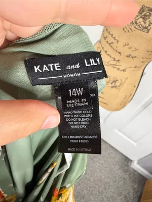 Kate & Lily Floral Sage Green Maxi Dress Size 14W thumbnail 9