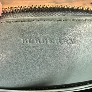 Burberry Crossbody Bag Small Teal Green Leather Chain Strap thumbnail 3
