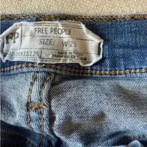 Free People Great Heights Fringe Frayed Hem Denim Skinny Jeans‎ Size 29 Boho thumbnail 2