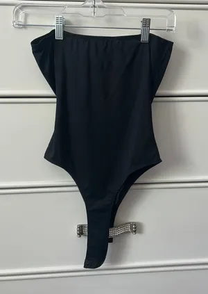 Black Princess Polly Strapless Bodysuit thumbnail 2