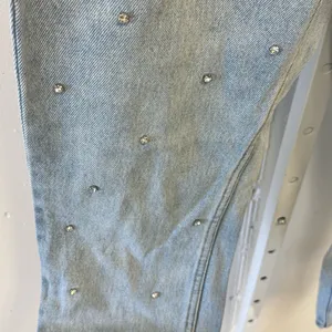 Showpo. Rhinestone High Waist Mom Denim‎ Jeans Medium Wash Sz 4 thumbnail 5