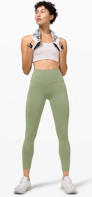 Lululemon Wunder‎ Train High-Rise Tight 25" Willow Green size 10 thumbnail 1