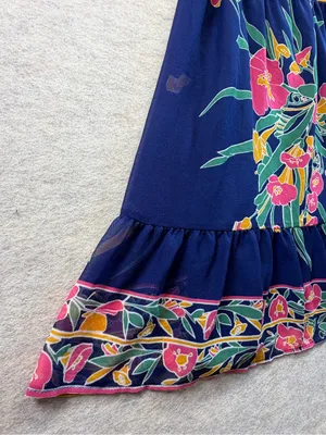Show Me Your Mumu Goldie Dress Women’s Small Navy Floral Boho Mini Dress thumbnail 5