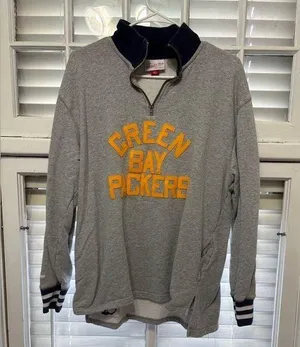 Mitchell & Ness Green Bay Packers Sweatshirt thumbnail 1