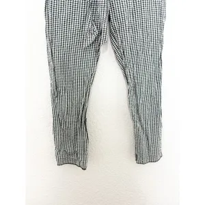 Free People West Side Tie Capri Pants Size 0 Green Gingham Retro Pinup Vintage thumbnail 10