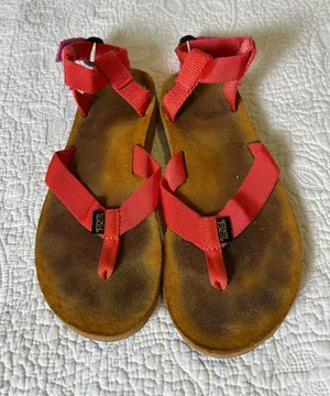 Teva Red/Orange Strap Toe-Loop Sandals thumbnail 1