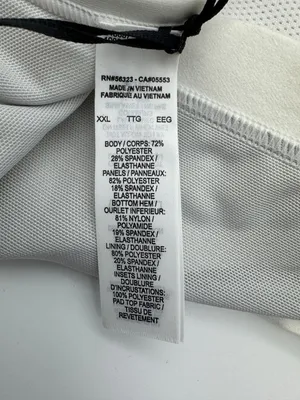 Nike Indy Sports Bra CZ4456-100 White Training Workout Dri-Fit Women's Size XXL thumbnail 9