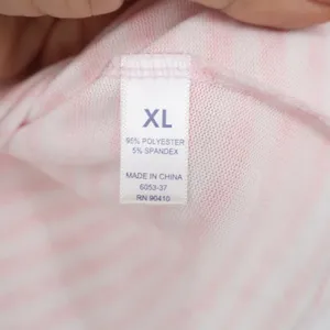 Dearfoams Womens XL Pajama Set Pink White Striped Smile Graphic Tee and Shorts thumbnail 3