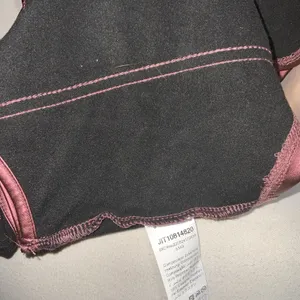 SHEIN Pleather Corset Top Tank Burgundy Metallic Brick Red Large thumbnail 4
