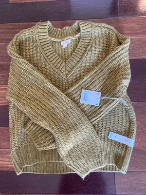 A.N.A Green Sweater thumbnail 1