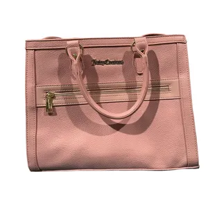 Juicy couture blush pink crossbody bag/ satchel bag with gold trim thumbnail 6