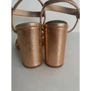 Women's Antonio‎ Melani Rose Gold Gwen’s Sandals Size 7M GUC! thumbnail 5