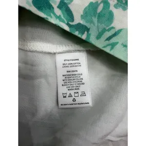 Shabby Chic XL Green Floral Cotton Midi Dress Puff Sleeve Open Back Bow Cottagec thumbnail 5