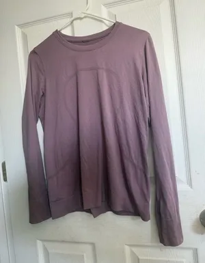 lululemon athletica swiftly long sleeve lavender lux thumbnail 1