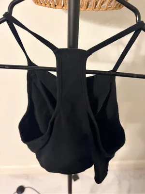 Ambiance Black Lace-Up Halter Camisole thumbnail 3